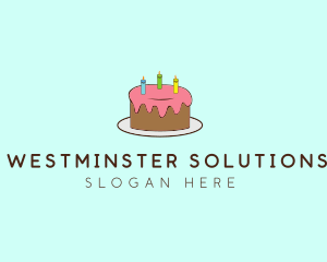 Sweet Birthday Cake logo design