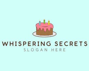 Sweet Birthday Cake logo design