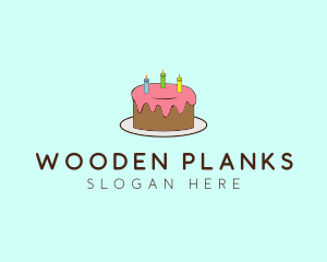 Sweet Birthday Cake logo design