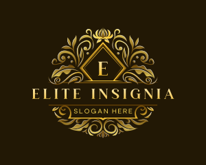 Insignia - Floral Crest Insignia logo design