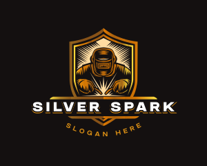 Industrial Shield Welding  logo design