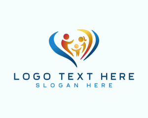 Social - Family Parenting Care logo design