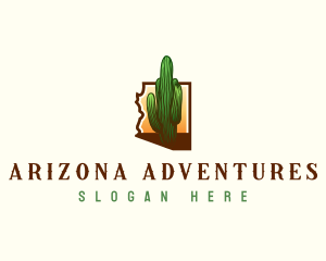 Arizona - Arizona Saguaro Cactus logo design