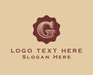 Vintage - Handmade Craft Company Letter G logo design