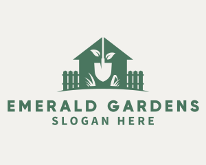 Green Shovel Greenhouse logo design