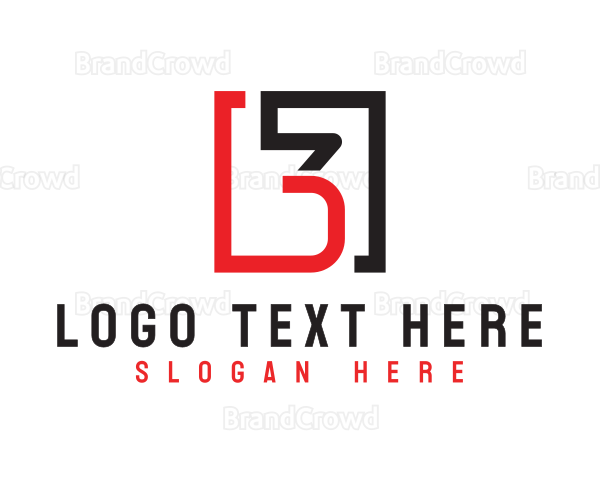 Modern Geometric Box Logo