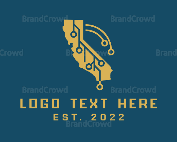 California Technology Map Logo