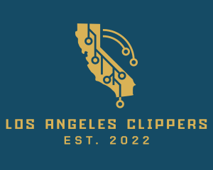 Developer - California Technology Map logo design
