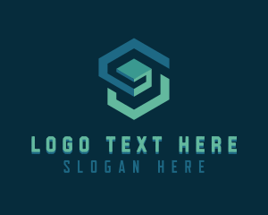 Cube - Digital AI Web Developer logo design