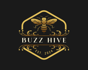 Bee Apiary Farm logo design