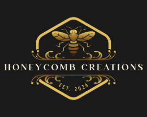 Bee Apiary Farm logo design