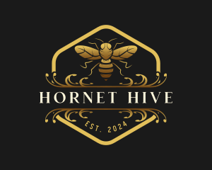 Bee Apiary Farm logo design