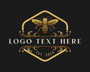 Apiculture - Bee Apiary Farm logo design