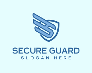 Security Wing Aviation logo design