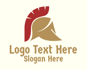 Ancient Spartan Helmet Logo