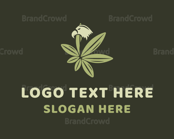 Eagle Cannabis Weed Logo