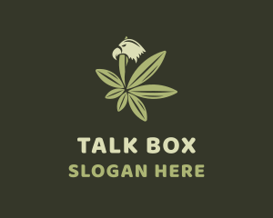Weed - Eagle Cannabis Weed logo design