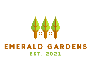 House Garden Valley  logo design