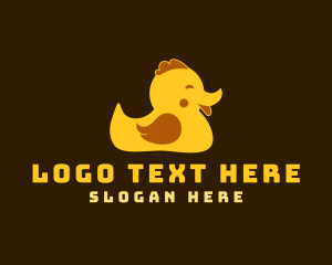 Cute Toy Duck Logo
