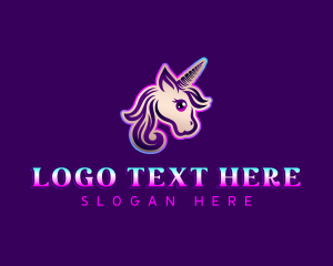 Unicorn - Unicorn Horse Pony logo design