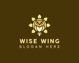 Philippine Owl Sun logo design