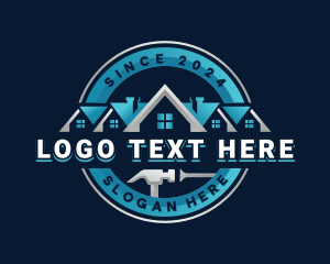 Carpenter - Hammer Roofing Remodeling logo design