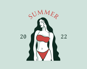 Sexy Feminine Bikini logo design