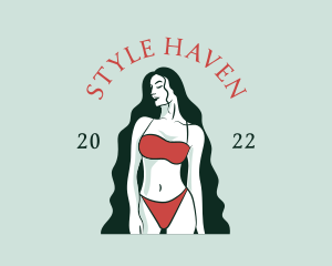 Feminine - Sexy Feminine Bikini logo design