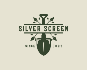 Shovel Landscaper Tools Logo