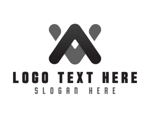 Management - Minimalist Professional Letter A logo design