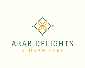 Arab - Arabic Floral Moon logo design