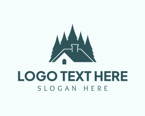 Home - House Roofing Construction logo design