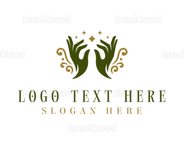 Hand Relaxation Wellness Logo