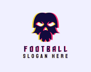 Anaglyph Gaming Skull Logo