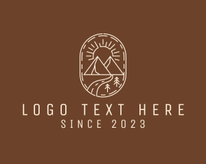 Trekking - Outdoor Nature Travel logo design