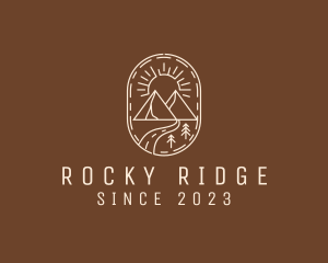 Rocky - Outdoor Nature Travel logo design