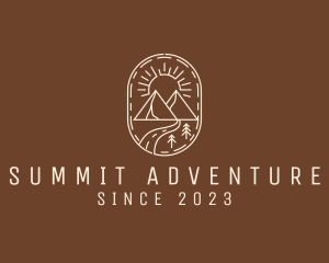 Climbing - Outdoor Nature Travel logo design