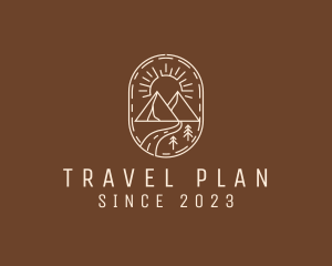 Itinerary - Outdoor Nature Travel logo design