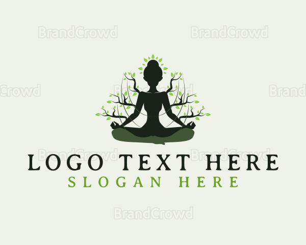 Tree Meditation Yoga Logo