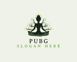 Yogi - Tree Meditation Yoga logo design