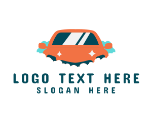 Car Service - Clean Car Wash Service logo design