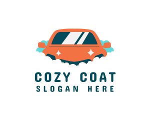Coat - Clean Car Wash Service logo design