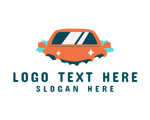 Clean Car Wash Service logo design