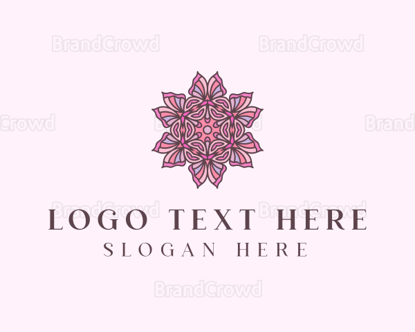 Floral Decorative Flower Logo