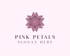 Floral Decorative Flower  logo design