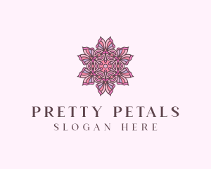 Floral Decorative Flower  logo design