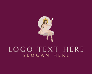 Tailor - Seashell Beauty Queen logo design