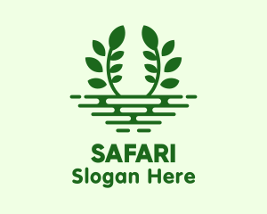 Nature Conservation Leaf  Logo