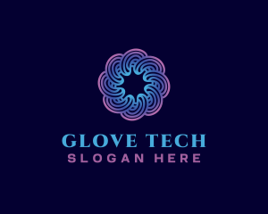 Spiral Swirl Technology logo design