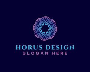 Spiral Swirl Technology logo design